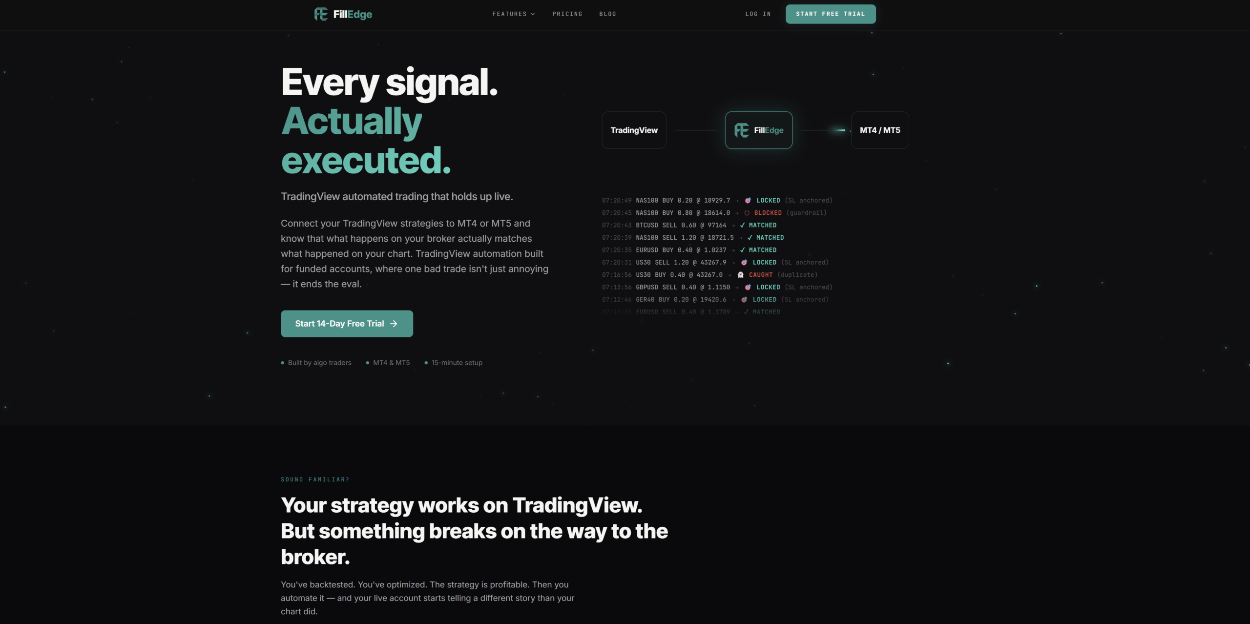 FillEdge homepage
